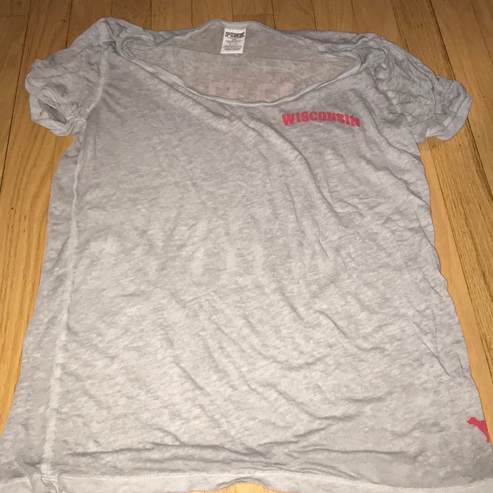 PINK UW-Wisconsin T